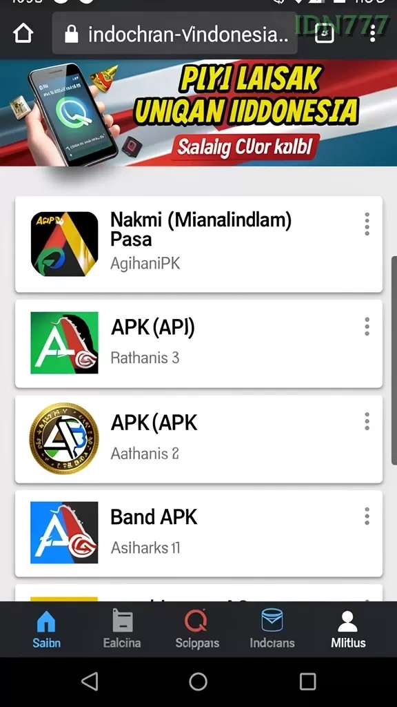 Screenshot Rv55 nomor 1